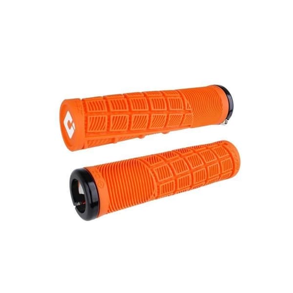 ODI Reflex V2.1 Lock Grip - Vit/Orange - 135mm