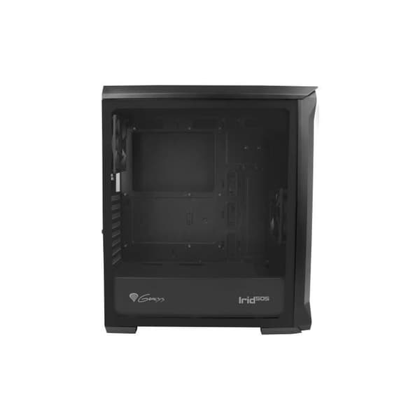 PC-chassi - NATEC - GENESIS IRID 505 - Midi Tower - Svart - 8 expansionsfack