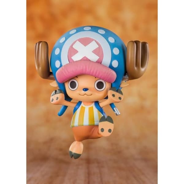 Statyett - BANDAI TAMASHII NATIONS - FiguartsZERO - Sockerbitsälskande Chopper - Ros - 7 cm
