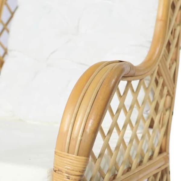 vidaXL Soffa med Dyna Vardagsrum Fåtölj Soffa Stol Vardagsrum Hem Interiör Sovrum Rotting 325469