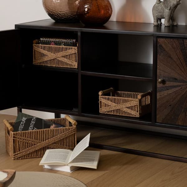 Set med 3 kistor Eugène beige L26/31/36cm - Atmosphera Inredningsdesigner