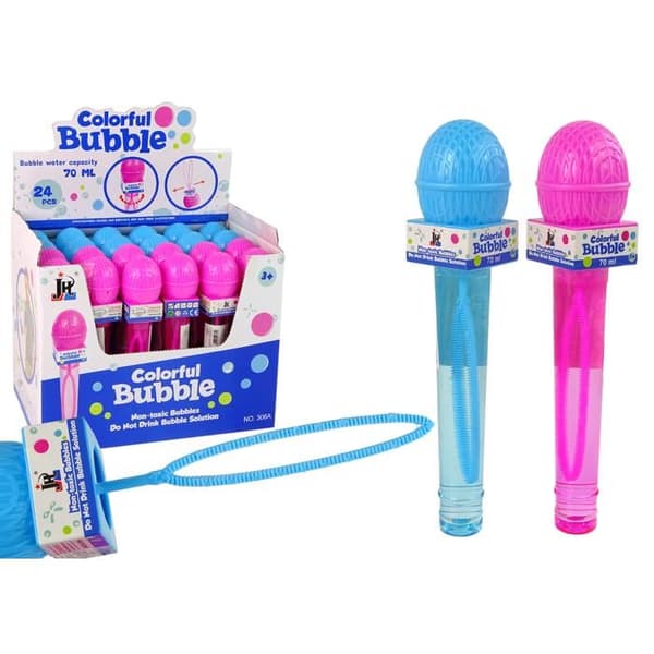Tvålbubblor Leksak - IMPORT - Mikrofon - 70 ml - Utomhus - Flerfärgad