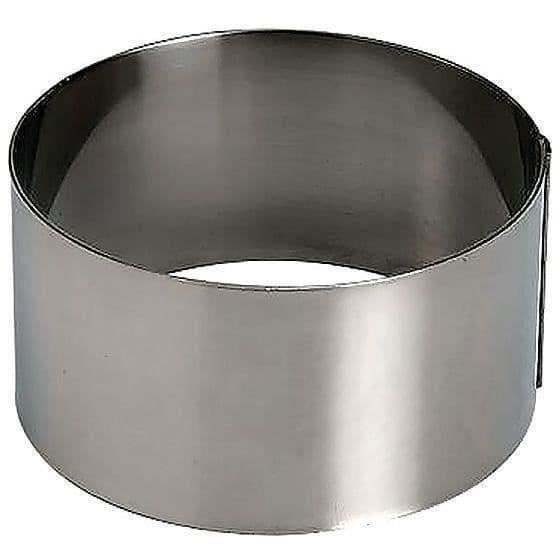 Mousse ring D: 7,5 x 4 cm - rostfritt stål