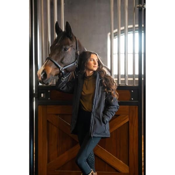 Ryttarjacka full zip dam Equipage Sally - svart