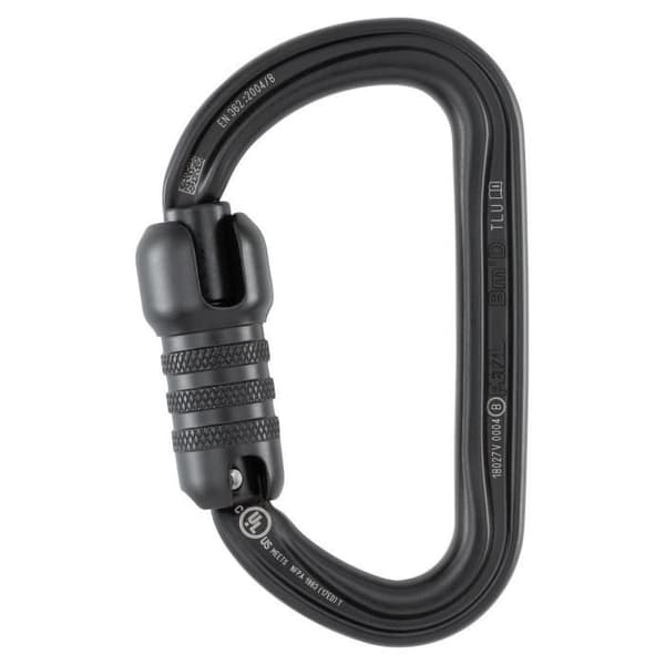 BM'D Triact-Lock Karbinhake Svart - Petzl