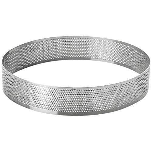 Perforerat cirkel - Lacor - 68538 - Rostfritt stål - Diameter 18 cm - Grå