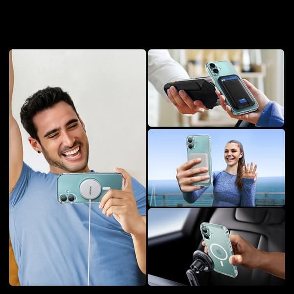 Baksida - UGREEN - iPhone 16 Plus - Magnetisk - Transparent - Mjuk