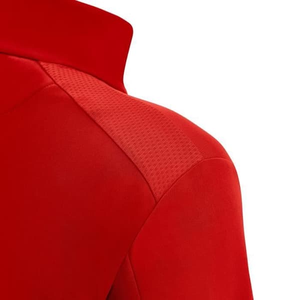 Macron Piave Sweatshirt - Röd/Vit - 1/4 Zip Collar - Herr