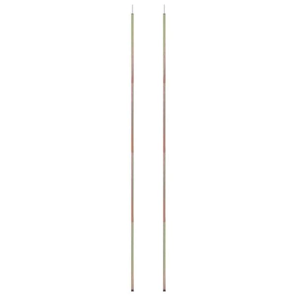 Parasollstänger - vidaXL - 250 cm - Galvaniserat stål - Guld - Markspets ingår