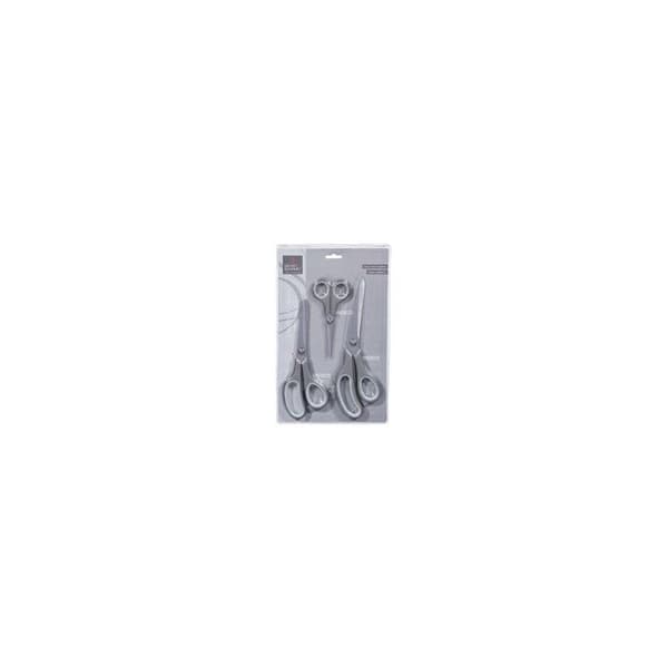 Set med 3 "Multianvändnings" Saxar 25cm Grå