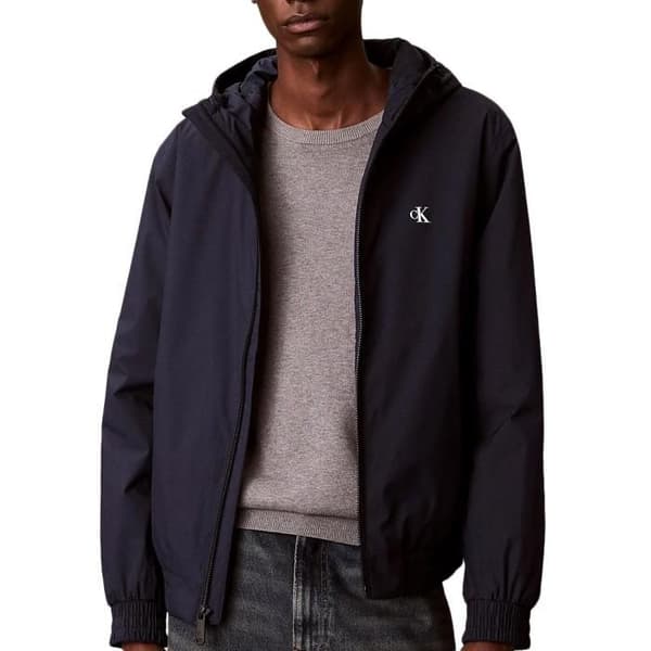 Marinjacka Herr Calvin Klein Jeans Med Huva Ripstop