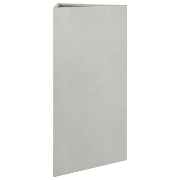 vidaXL Triangulär planteringslåda 40x34,5x70 cm rostfritt stål 851165