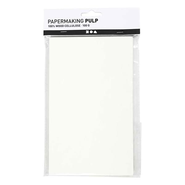 Pappersmassa - gör eget papper 20 x 12 cm - 100 g