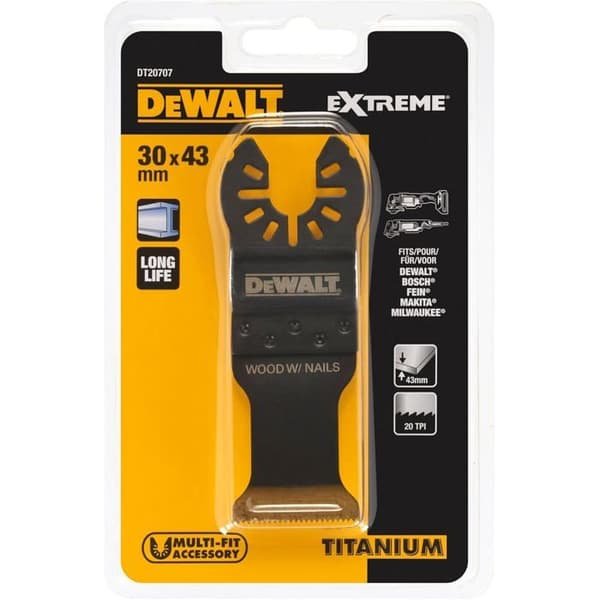 DEWALT Titanium Blade 30X43MM BIM För Multi-Cutter - DT20707