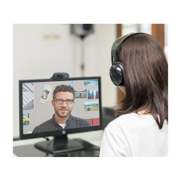 Webbkamera - LOGITECH - C505e - HD - Svart - HD-kamera
