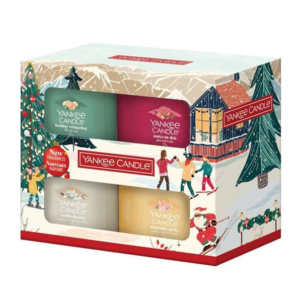 YANKEE CANDLE Presentförpackning med 4 mini ljus i glas
