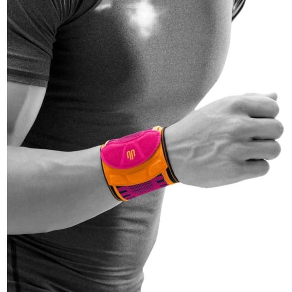 Bauerfeind Sports elastisk handledsbandage - rosa - S/M