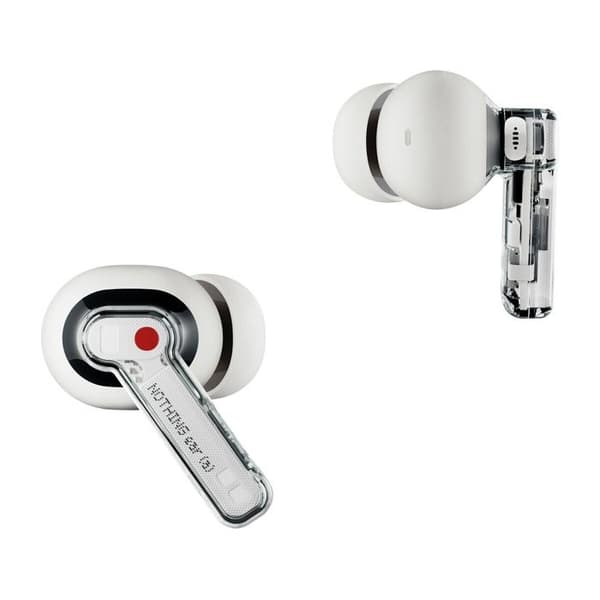 Nothing Ear (a) Trådlösa Bluetooth-hörlurar med Active Noise Cancelling White
