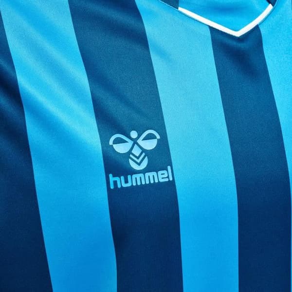 Hummel Striped Jersey - korallblå/mörkblå - 2XL