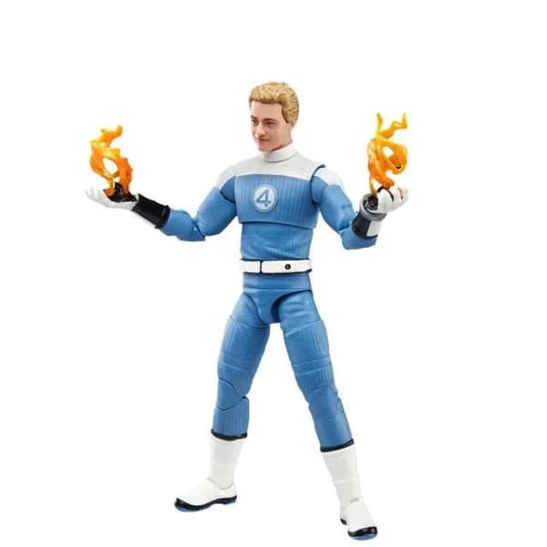 Rörlig figur - HASBRO - Johnny Storm - Set om 4 - Blå - Med tillbehör