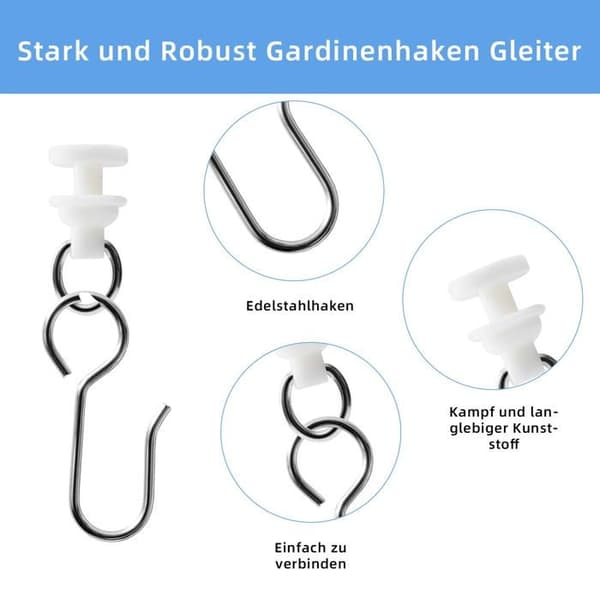 Gardinstång - gardinändstop Ysimple - YFQ-122DE