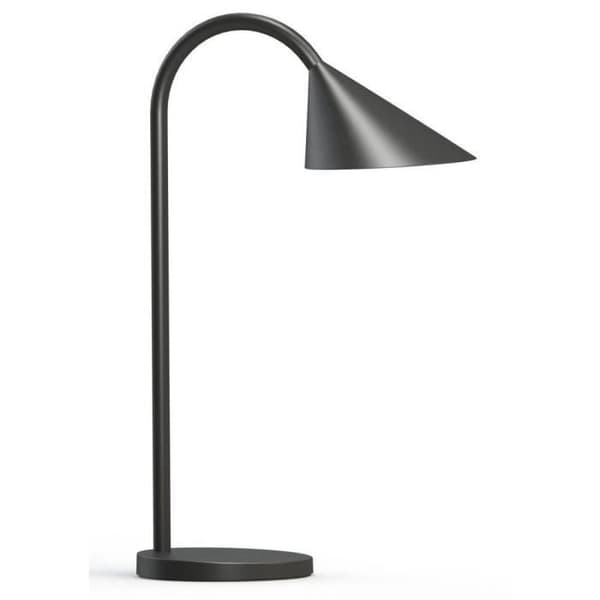 LED-skrivbordslampa - UNILUX - Sol - Metall - Elastomer - Svart
