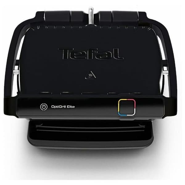 Grillkontakt - TEFAL - OptiGrill Elite GC7508 - Svart - 2000 Watt - Rektangulär
