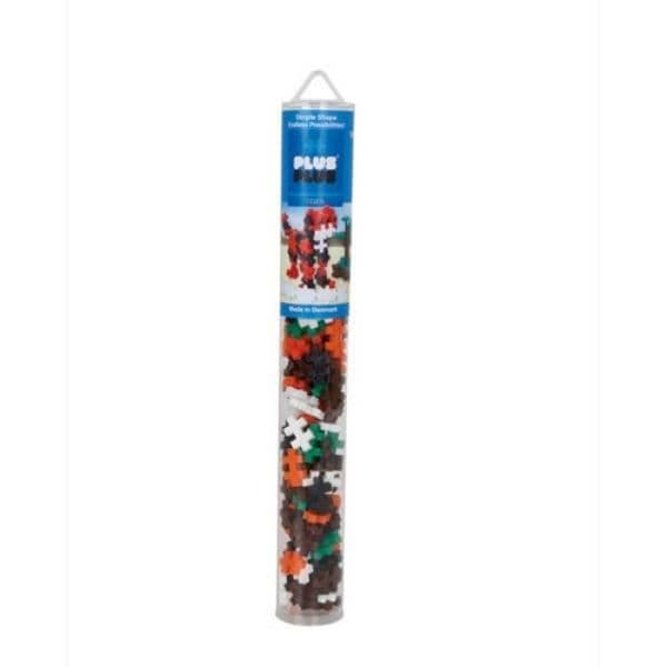 Tube Mini Tiger 100 stycken - Plus Plus