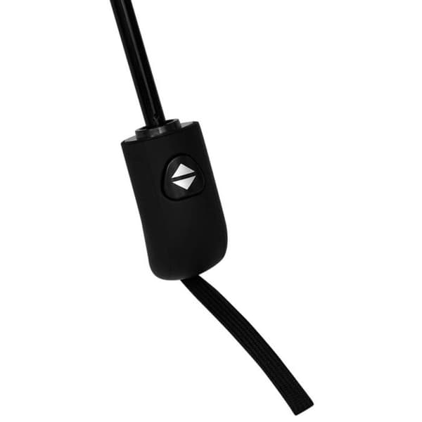 vidaXL Automatiskt fällbart paraply Svart 95 cm