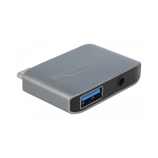 Ljudadapter - DELOCK - 63965 - USB-C - USB 3.0 - Jack 3.5 mm