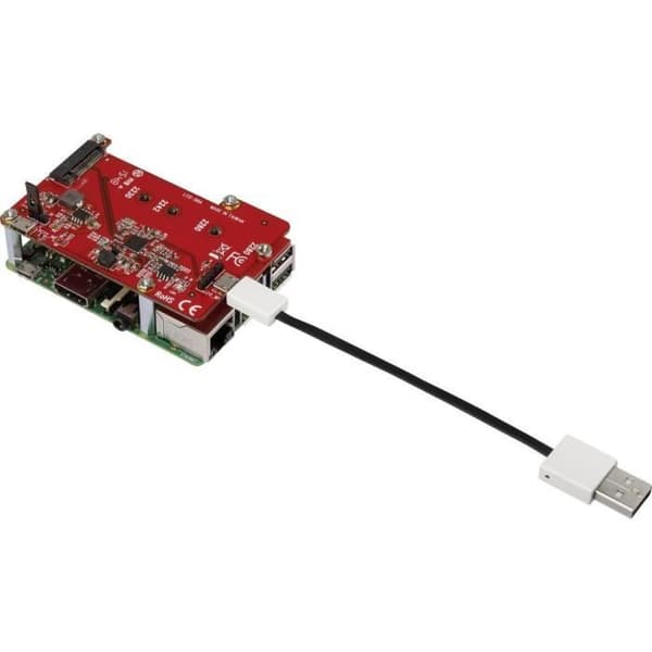 M.2 SATA SSD-expansionskort för Raspberry Pi