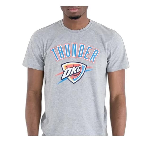 T-shirt Oklahoma City Thunder NBA - ljusgrå