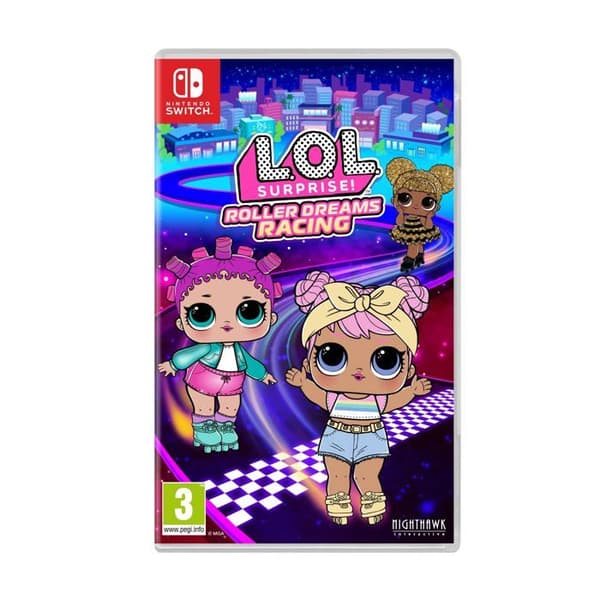 L.O.L Surprise racing game - Nighthawk Interactive - Nintendo Switch - 4 spelare multiplayer
