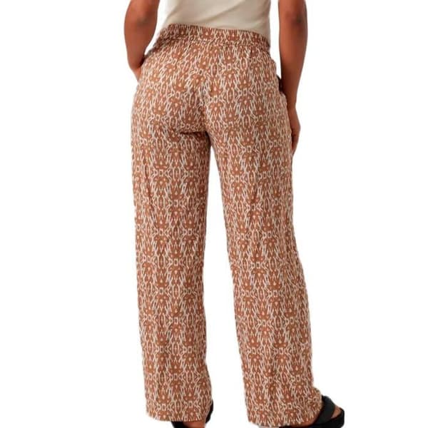 Pantalon Vit/Brown Kvinna Mamalicious Rita