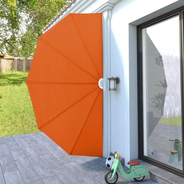 vidaXL Fällbart sidostånd för terrass Terracotta 200 cm