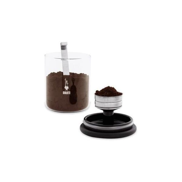 Kaffeburk - BIALETTI - Antigåva - Max 250g malet kaffe - Glas