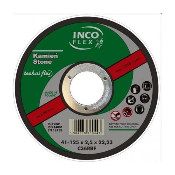 Slipskiva - TECHNIFLEX - 98C T1A - 115mm - 2,5mm - 22mm