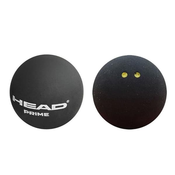 3 Head Prime dubbelprickiga gula squashbollar