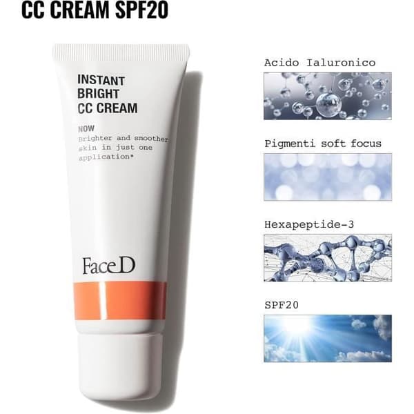 CC Crème Ansikte D Mörk - Medium - SPF20 - 40ml