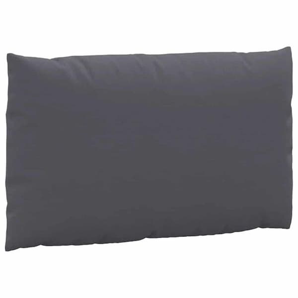 Pallkuddar set om 3 antracit Oxford tyg