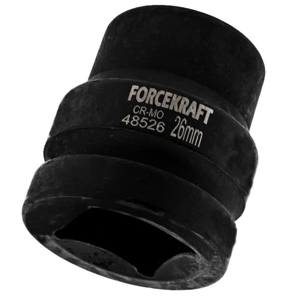 Slagsocket FORCEKRAFT 1" 26 mm 6-kant