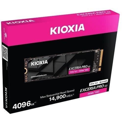 KIOXIA - EXCERIA PRO G2 - Intern hårddisk - 2 To - SSD NVMe 2.0d