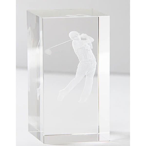 Kristallgolfbollstrofé Longridge Inverness 3D
