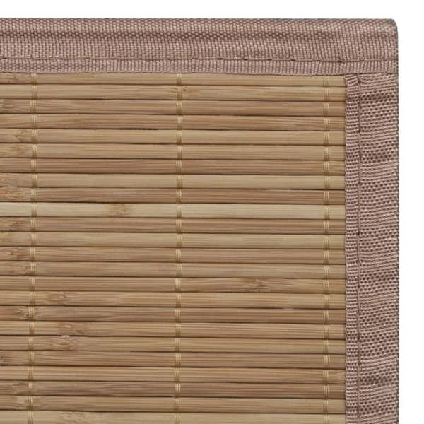 vidaXL Bambu Matta 100 x 160 cm Brun