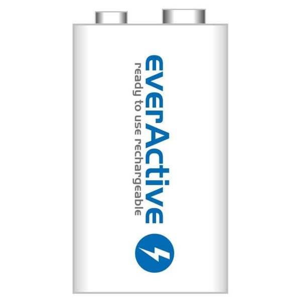 6F22/9V Ni-MH 320mAh EverActive uppladdningsbart batteri