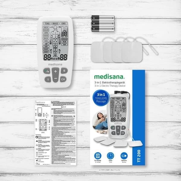 Medisana TT 200 3-i-1 smärtbehandlingsenhet Vit
