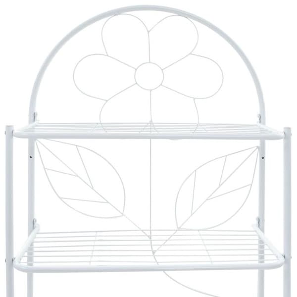 vidaXL Toaletthylla Vit 60 x 33 x 174 cm