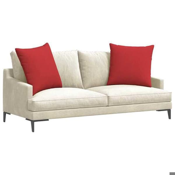 vidaXL Soffkuddar 2 st Röd 60 x 60 cm tyg 42014009