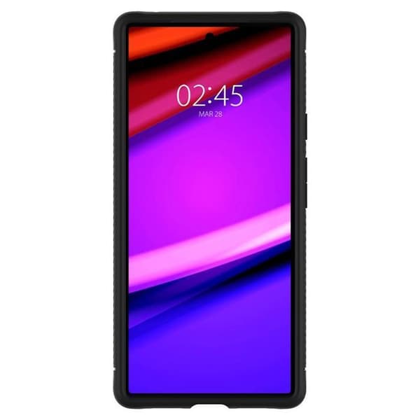 Fodral - SPIGEN - Google Pixel 6 - Svart - Flexibelt silikon - Air Cushion™