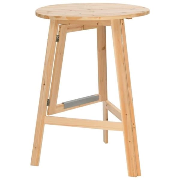 vidaXL Fällbart Barbord 78 cm Gran Trä